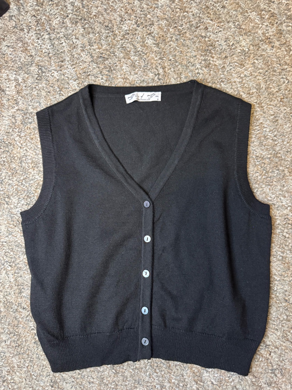 Women’s button down sweater vest